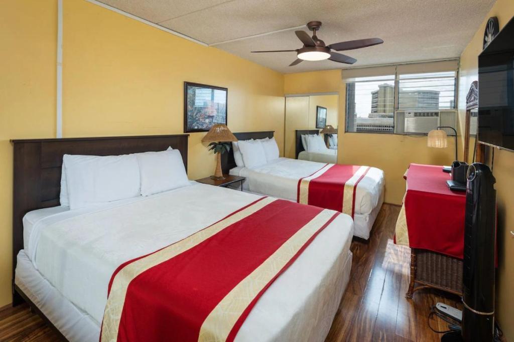 Heart Of Waikiki,1Bdrm,Free Parking, Wifi,No Resort Fees,Youtube,Netflix ! ホノルル エクステリア 写真